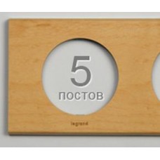 Legrand Celiane Рамка 5п Клён
