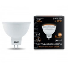 Лампа Gauss LED MR16 GU5.3 5W 2700K Лампа Gauss LED MR16 GU5.3 5W 2700K