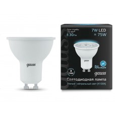 Лампа Gauss LED MR16 GU10 7W 4100K