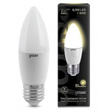 Лампа Gauss LED Candle E27 6.5W 2700К