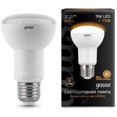 Лампа Gauss LED Reflector R63 E27 9W 2700K
