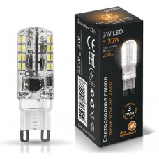 Лампа Gauss LED G9 AC150-265V 3W 2700K