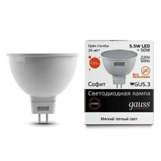 Лампа Gauss LED Elementary MR16 GU5.3 5.5W 2700К