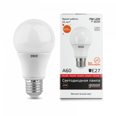 Лампа Gauss LED Elementary A60 7W E27 2700K 
