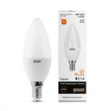 Лампа Gauss LED Elementary Candle 6W E14 2700K 
